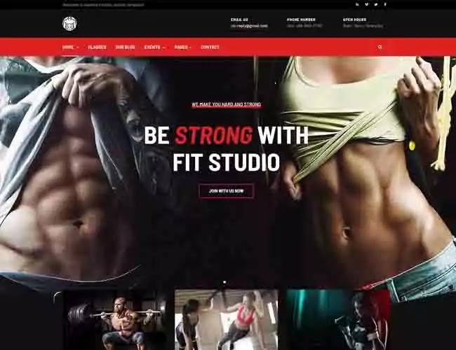 Fitness Gym Template