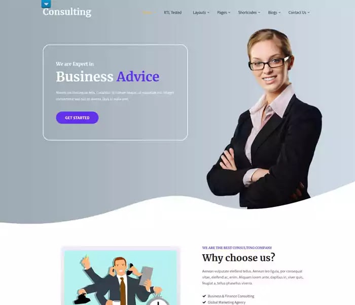 SKT Consulting free consulting wordpress theme