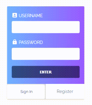 Sign Up Form animated 