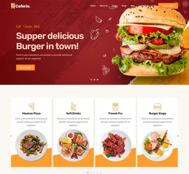Restaurant HTML Template