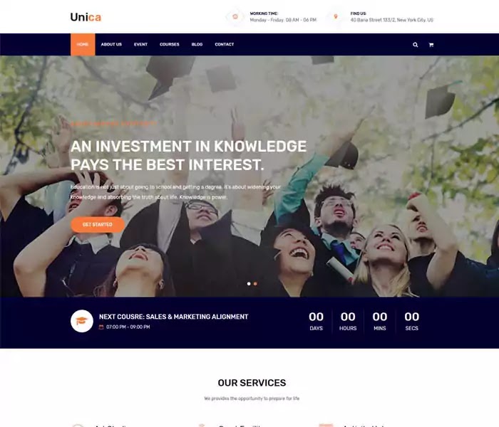 Education HTML Template