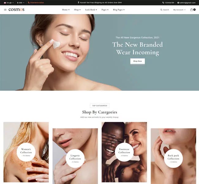 Skincare & Beauty OpenCart Theme
