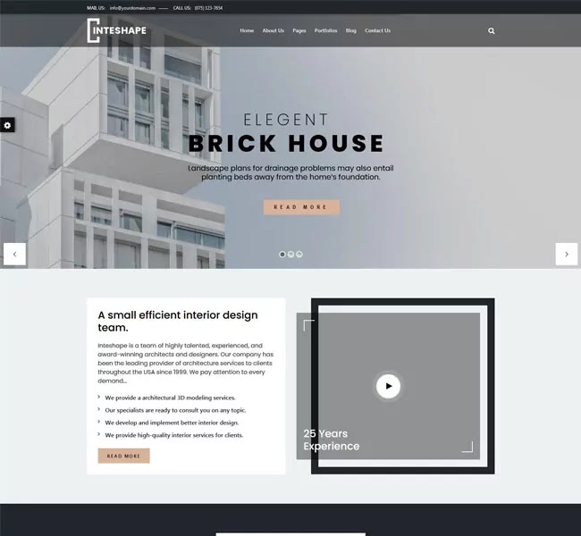Architecture and Interior Drupal 9 Theme