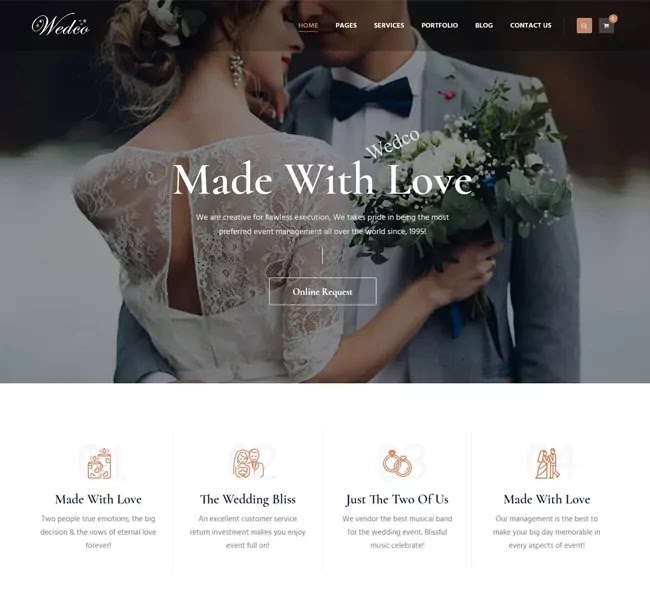 Wedding HTML Template
