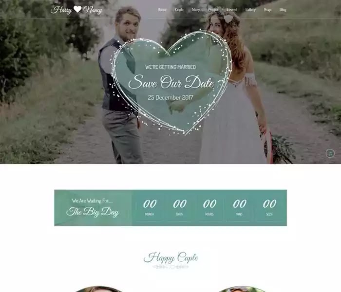 Lavelo bootstrap wedding template