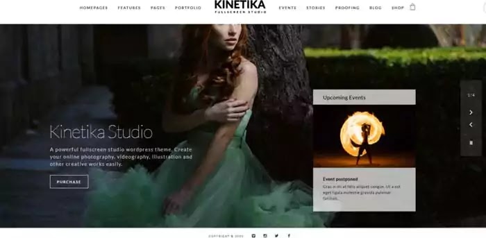Kinetika photography theme